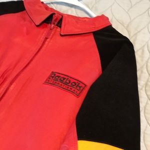 Reebok leather jacket